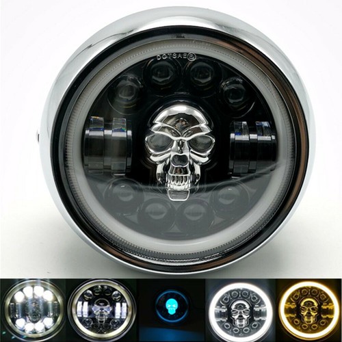 Motorcycle skull side mount - skull,