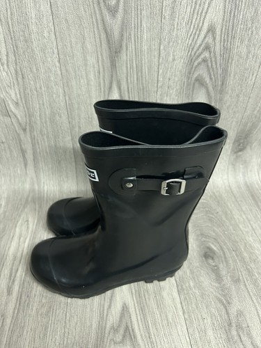 Kangol black rubber wellies - kangol,