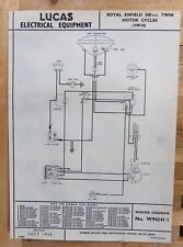 Original LUCAS Royal Enfield 500cc Twin Motor Cycles 1949-50 W94241-1