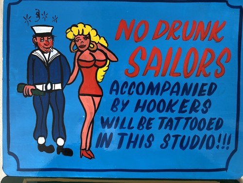 Hand painted humorous - painted, vintage