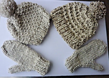 Knit Hats and Mittens with
