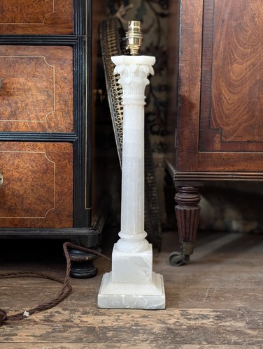 Antique carved alabaster - carved,