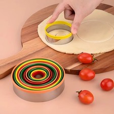 12 Piece Cookie Cutter Stainless Steel Biscuit Mould Pastry Baking Cake DIY Deco