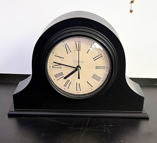 Oxford clock black mantel - oxford, co.