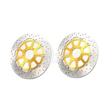 2xFront Brake Disc Rotors For