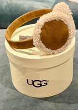 UGG Kids Classic Sheepskin Earmuffs – Chestnut/Cream – Original Box Never Worn
