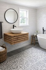 Rustic Floating Bathroom sink