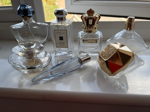 Empty perfume bottles - x,