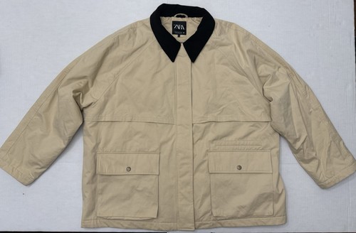 Zara padded jacket corduroy - zara,