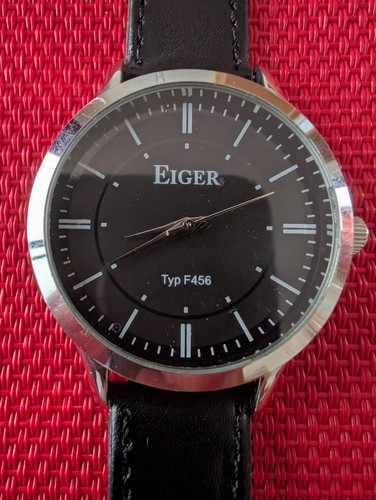 Mens black eiger - mens, watch