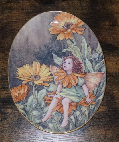 Royal worcester oval - oval, flower