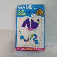 Vintage School Zone "Old Maid" Card Game (1992) Import