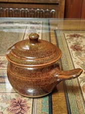 Winchcombe Studio Pottery Covered Soup Bowl. Excellent Condition