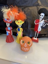Day of the Dead Mexican Figures figurines skeleton ornament