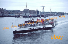 35mm Colour Slide- P.S.WAVERLEY-Paddle Steamer-Underway Lower Pool,London 9/85