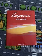 JDM Subaru Impreza WRX Sports Wagon Brochure 1993 - UK Seller