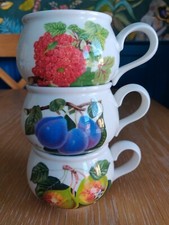 3 x Portmeirion Pomona Coffee