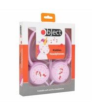 New Girls PINK UNICORN Over the Head Headphones Headset iPod Childrens Kids