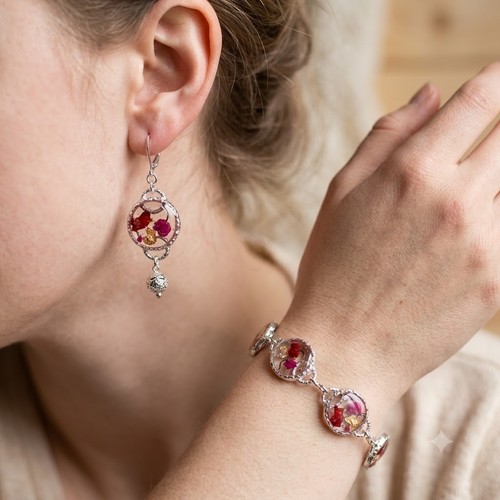 Red lily the valley jewelry - of,