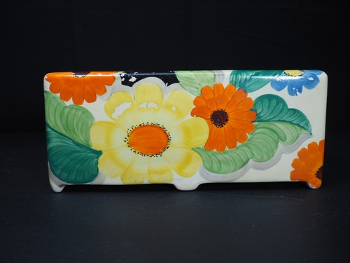 Vintage grays pottery floral - vintage,