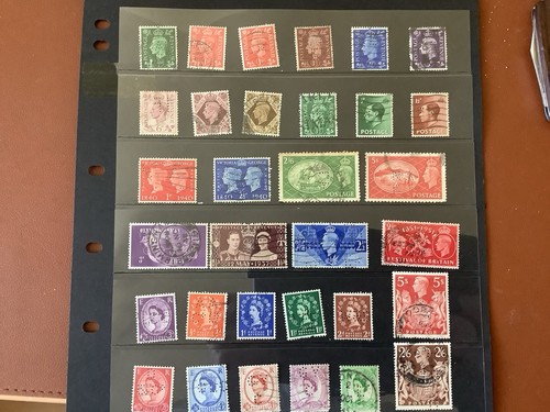 Perfins stamps of kings - g,
