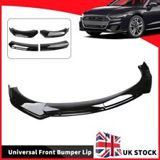 For Seat Leon Cupra MK3 MK3.5 Front Bumper Lip Spoiler Splitter Gloss Black UK