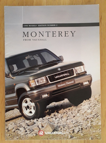 Vauxhall monterey brochure - vauxhall,