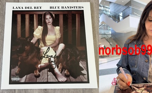 Lana del rey signed blue - lana,