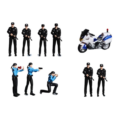 Scale police figures - 1:64,