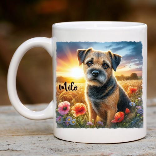 Personalised border terrier - personalised,