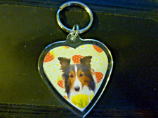 Sheltie Dog Heart Shaped