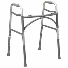 Bariatric Folding Walker Adjustable Height McKesson Ste