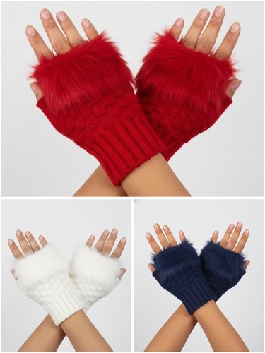 Cozy knit fingerless - knit,