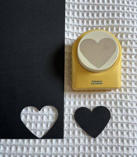Large punch heart shape - heart,