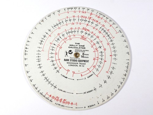 Vintage kelly cine calculator - kelly,