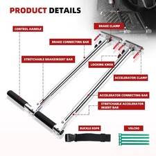 Car Hand Controls for Disabled Drivers Length Adjustable for Truck RV