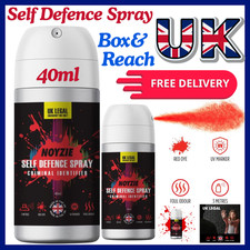 Self Defense Spray Long Range Criminal Identifier UK Legal Self Protection 40ml