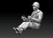 Ww2 Us Driver  1/16th Resin Printed
