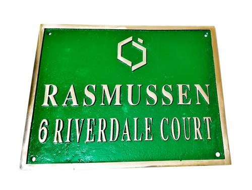 Custom brass address - custom,