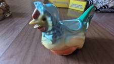 Vintage CZECH Pottery Chicken