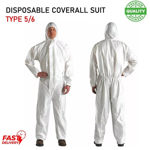 White disposable coverall - disposable,