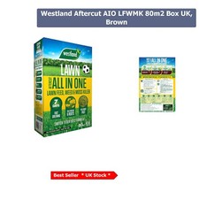 Westland Aftercut All In One Lawn Feed, Weed & Moss Killer 80m2 Box