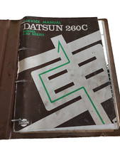 Datsun 260c 330 cedric gloria 1975-79 - Owners service workshop manual 1222