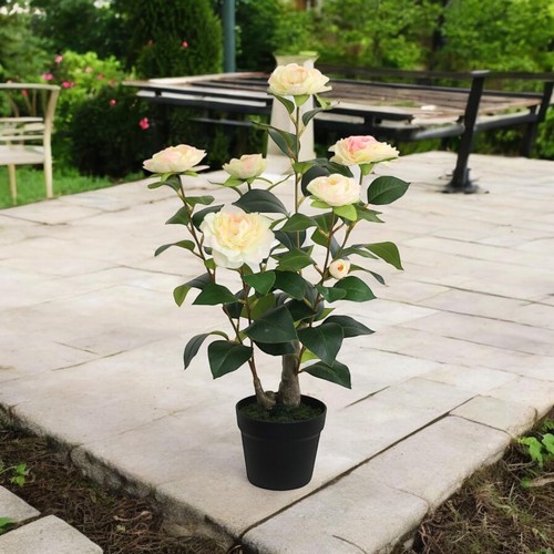 Artificial camellia plant - camellia,