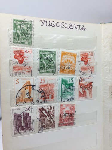 Stamp collection from - stamp,