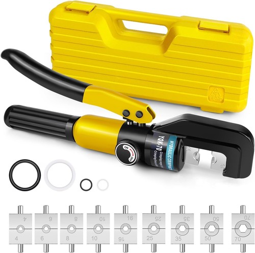 Hydraulic cable crimper - cable,