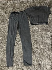Pretty Little Thing Lounge Set Grey M/L Will Fit Size 8/10