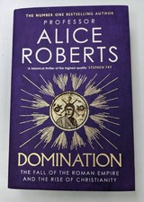 SIGNED - Domination By Alice Robert’s STENCILLED Edge New 1st Edition Hardback