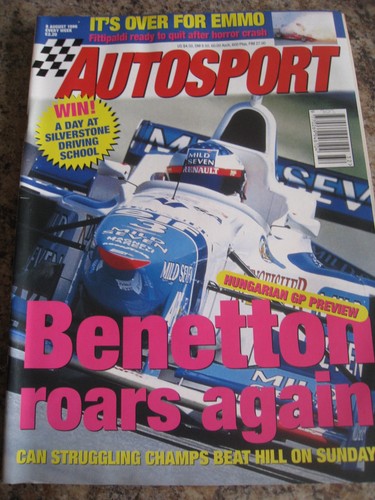 Autosport aug 1996 - over, for
