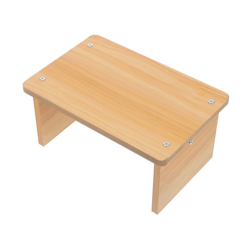 Non slip wood foot stool - non,